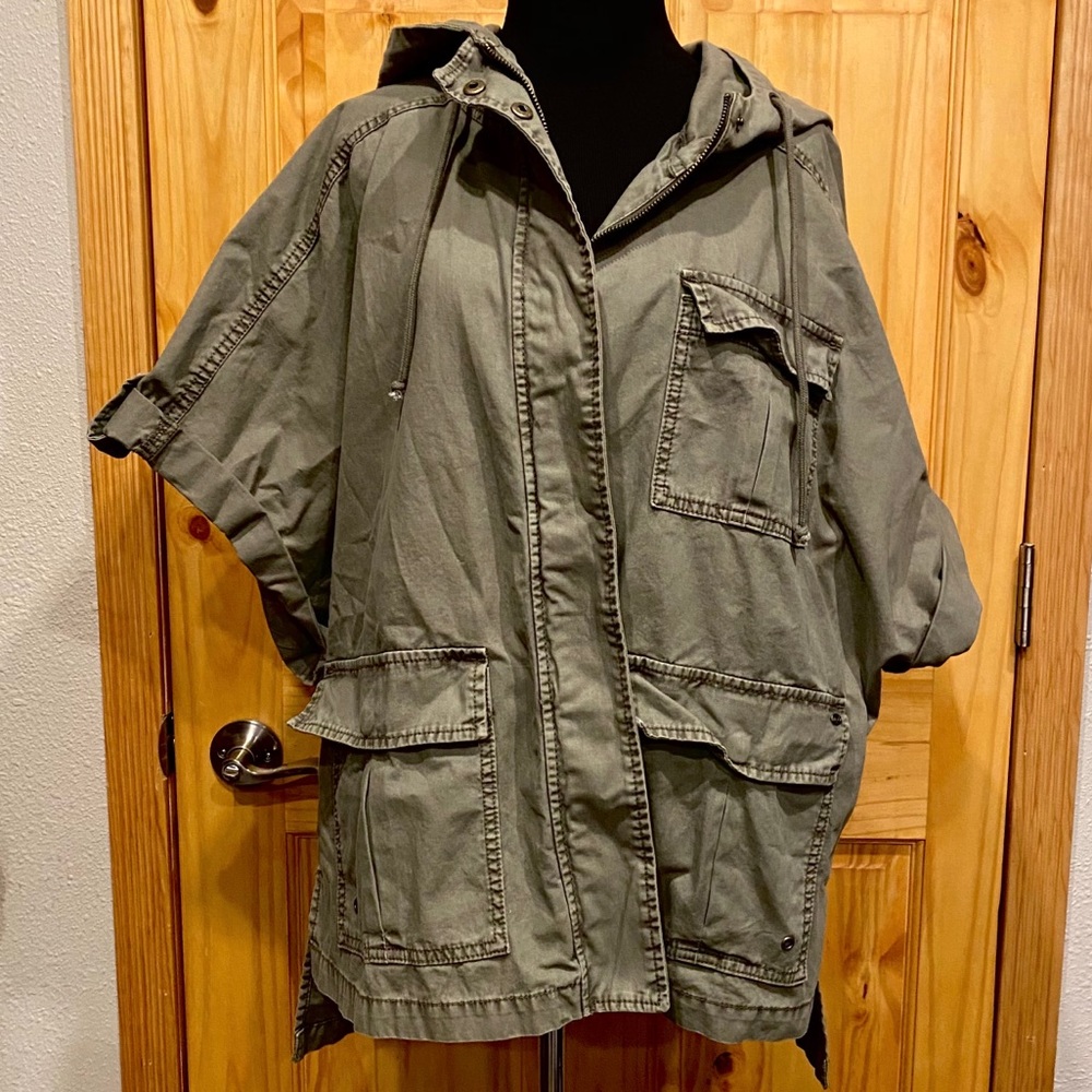 Green Canvas SS American Eagle Jacket